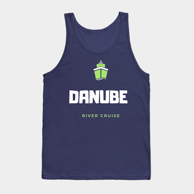 Danube River Cruise - Austria, Bulgaria, Croatia, Germany, Hungary, Romania, Slovakia, Serbia, Ukraine Tank Top by Vintage-TM